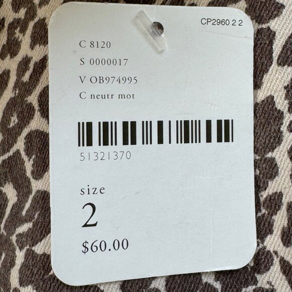 Free People Modern Femme Mini Skirt 2 Leopard Cheetah Print Animal Print Zipper - Picture 3 of 11